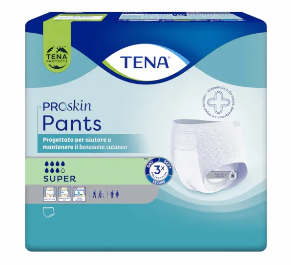 Tena Pants Super Pannoloni Mutandine Assorbenti Taglia L 10 Pezzi