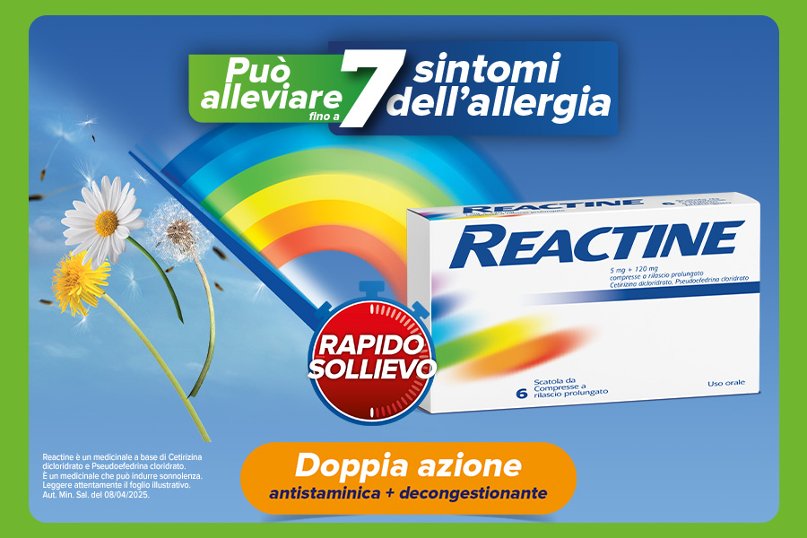 Aprile 8 reactine