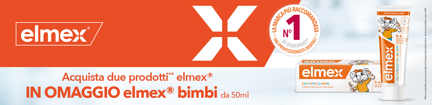 Elmex – Acquista 2 prodotti, Elmex Bimbi in omaggio