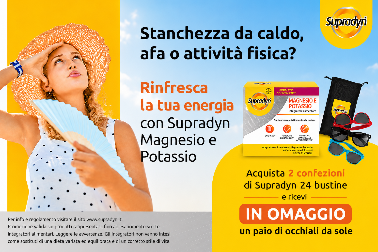 luglio bayer supradyn occhiali