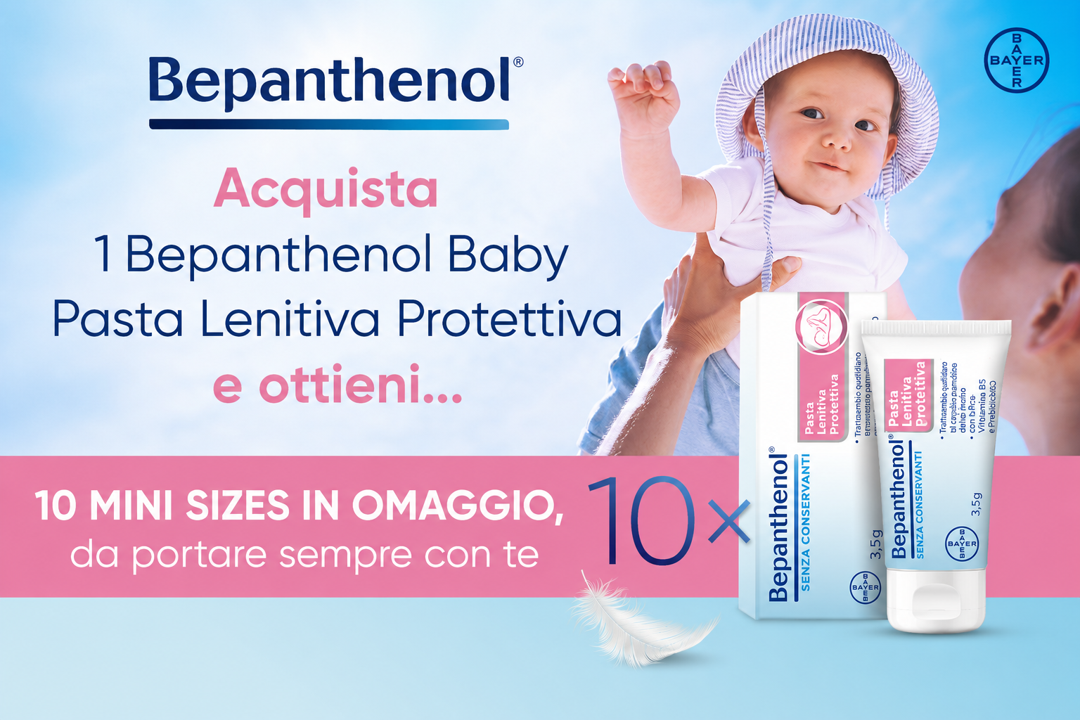 PROMO LUGLIO BEPANTHENOL PASTA LENITIVA