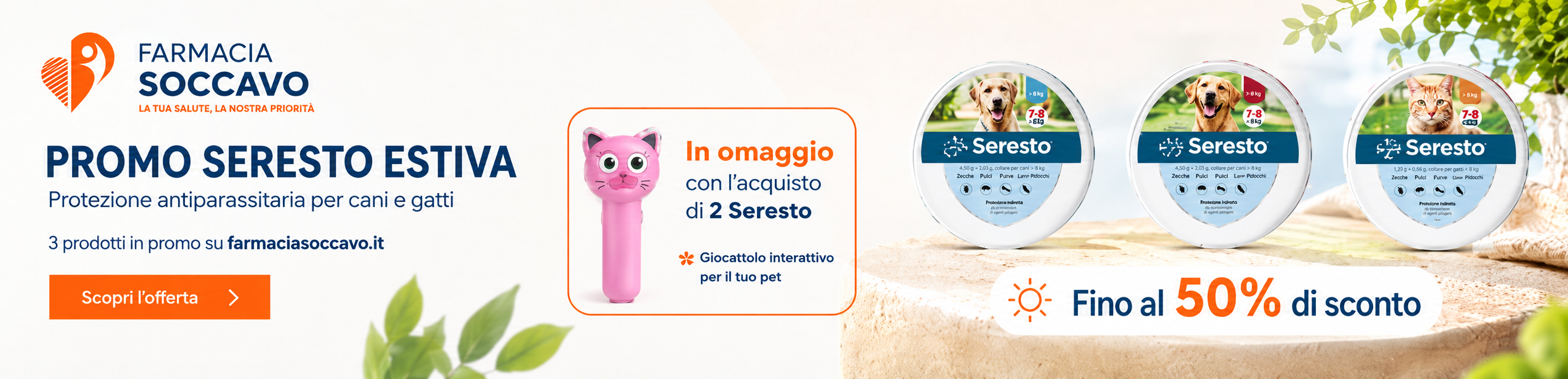 Promo seresto estiva