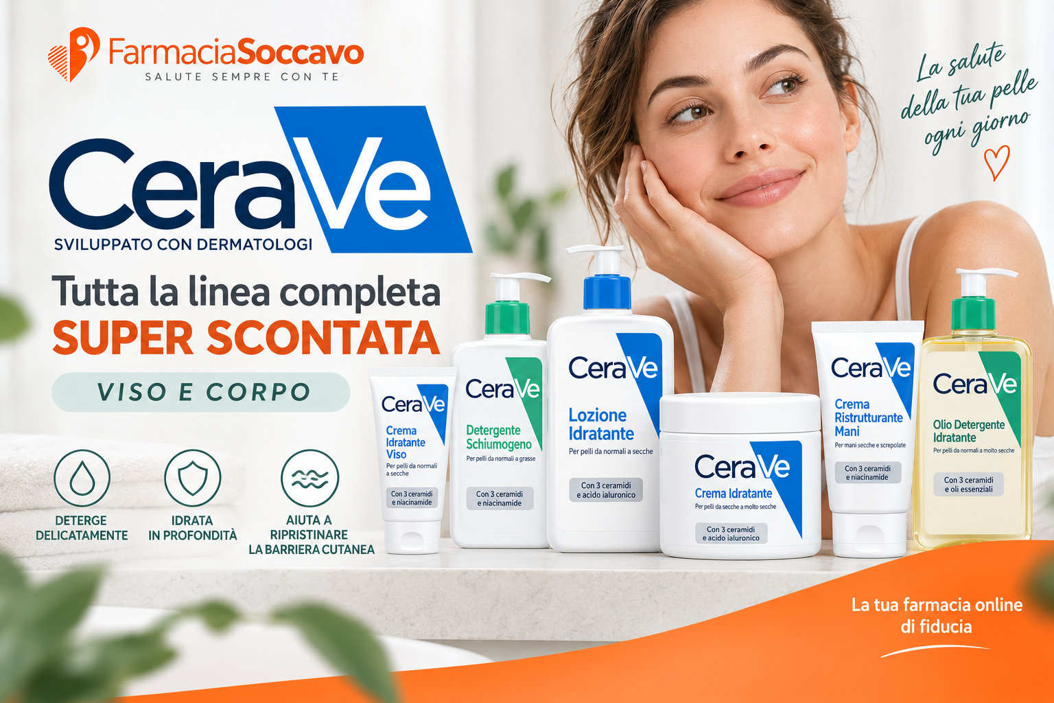 OTT-CERAVE linea promo corpo e viso