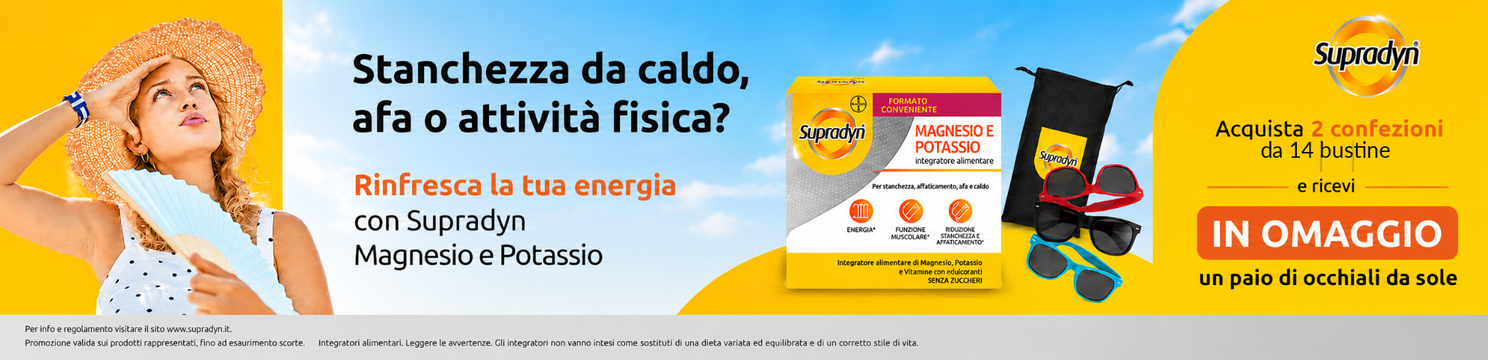 luglio bayer supradyn occhiali