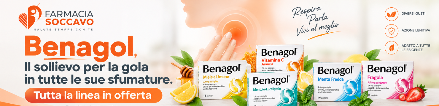 Benagol: tutta la linea in offerta