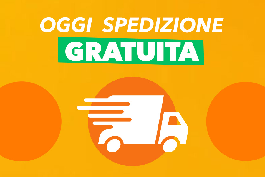 Oggi spedizione gratuita