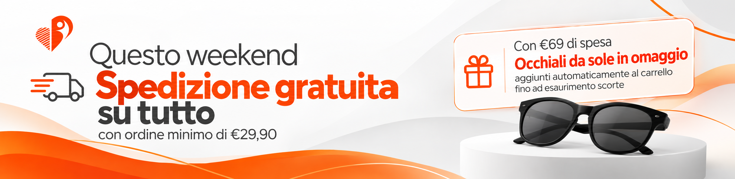 Spedizione gratuita + omaggio occhiali 