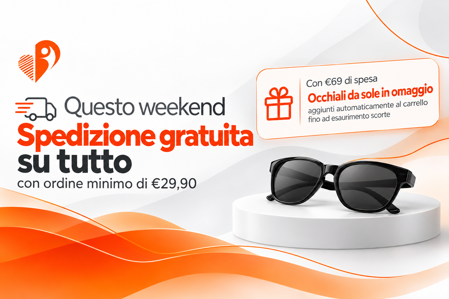 Spedizione gratuita + omaggio occhiali 
