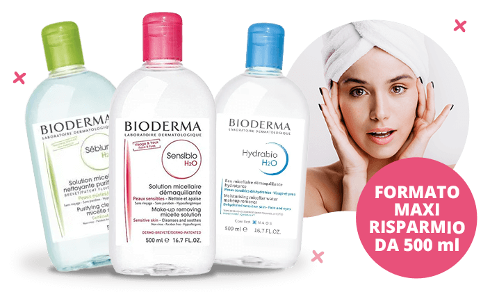 Scopri l'Acqua Micellare Bioderma Ideale per Te: SEBIUM, SENSIBIO, HYDRABIO su FarmaciaSoccavo.it